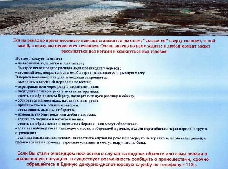 Весенний паводок.