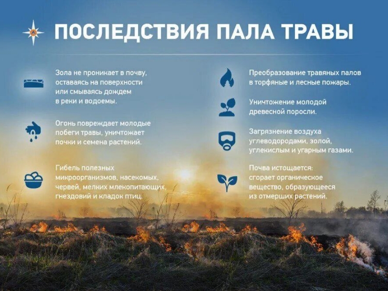 Памятка по пожарной безопасности в весенне-летний период.